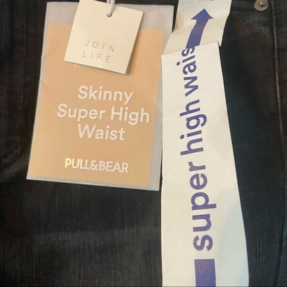 “Pull&Bear” Open Knee skinny Jeans NWT size 8 - Picture 5 of 8